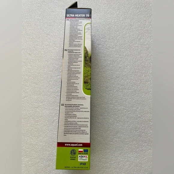 Aquael Ultra Aquarium Heater for Freshwater/Saltwater Aquariums 75 Watt $65 - Picture 4 of 6